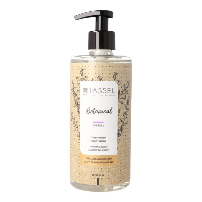 TASSEL BOTANICAL  ქერტლის საწინააღ. და ცხიმიანი თმის შამპუნი 500მლ